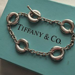 Tiffany & Co. Elsa Peretti Sevillana Sterling Silver Toggle Bracelet